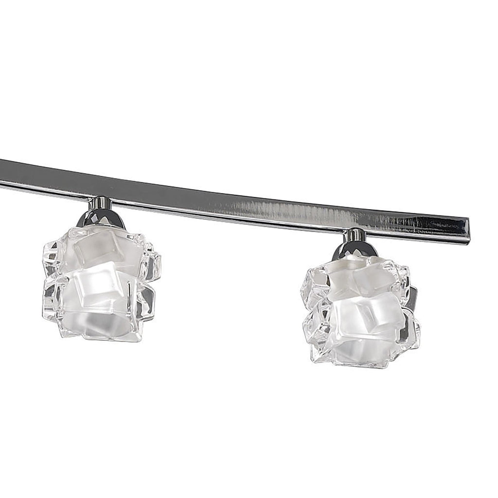 M1840 Ice Rectangular Telescopic 8 Light G9 ECO Polished Chrome