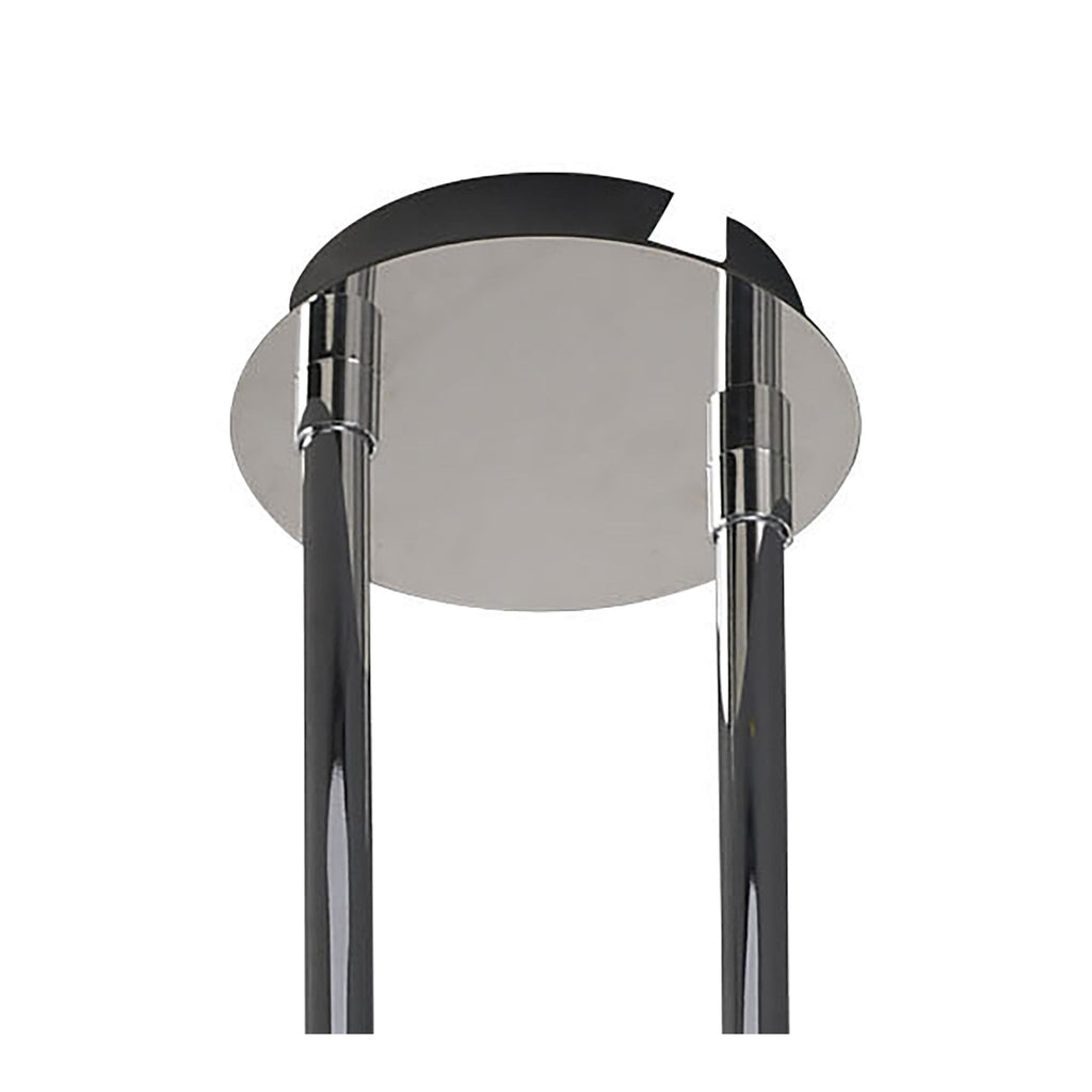 M1841 Ice Rectangular Telescopic Convertible To Semi Flush 6 Light G9 ECO Polished Chrome