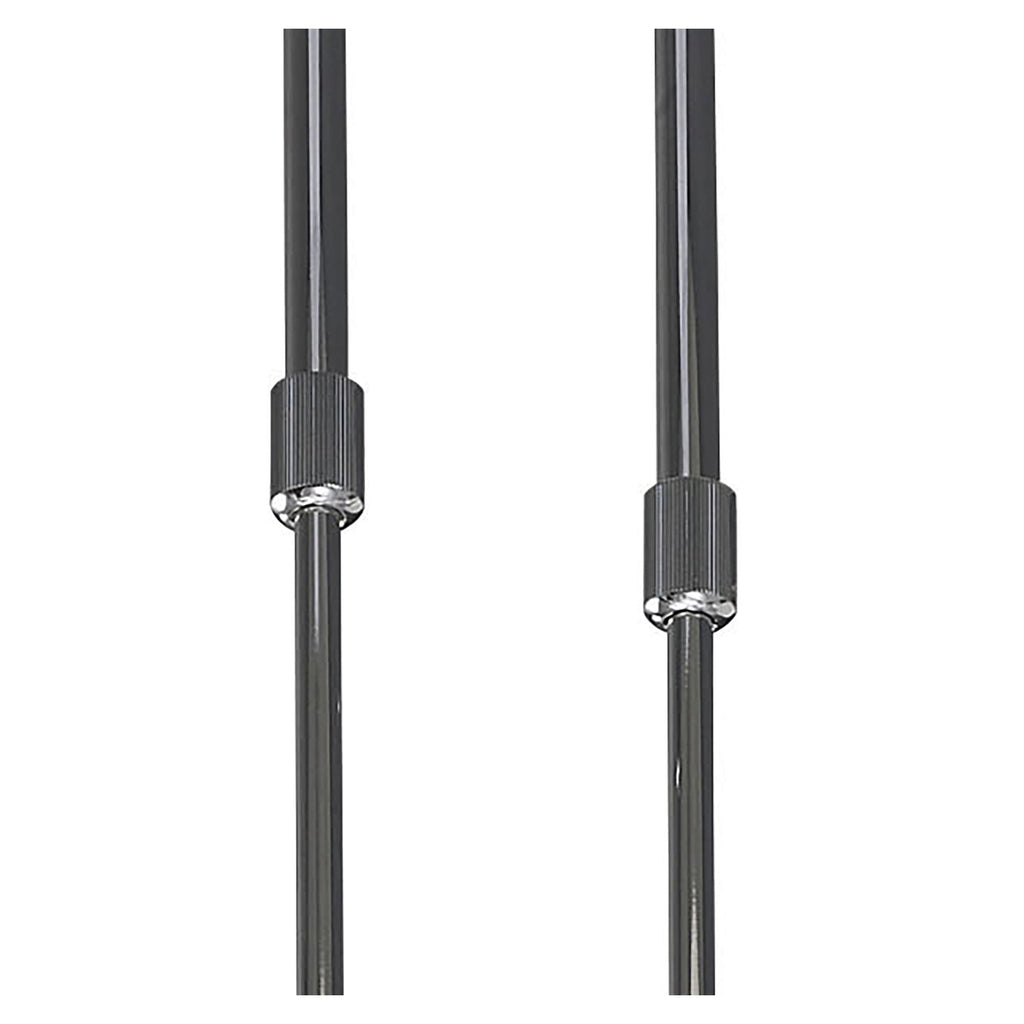 M1841 Ice Rectangular Telescopic Convertible To Semi Flush 6 Light G9 ECO Polished Chrome