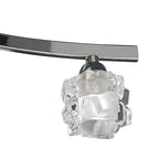 M1841 Ice Rectangular Telescopic Convertible To Semi Flush 6 Light G9 ECO Polished Chrome