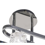 M1843 Ice Square Ceiling 4 Light G9 ECO Polished Chrome