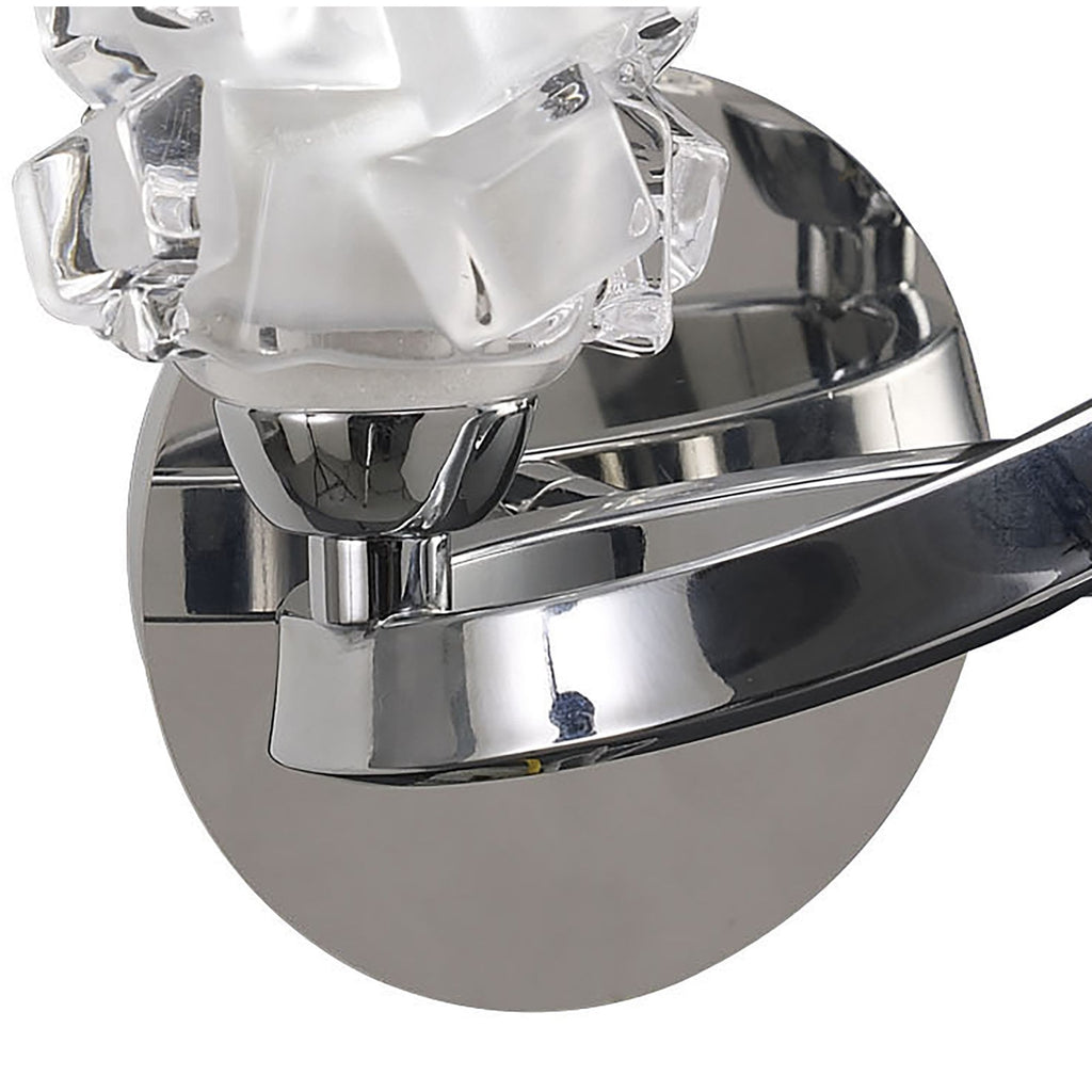 M1844/S Ice Wall Lamp Switched 2 Light G9 ECO Polished Chrome