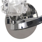 M1844/S Ice Wall Lamp Switched 2 Light G9 ECO Polished Chrome