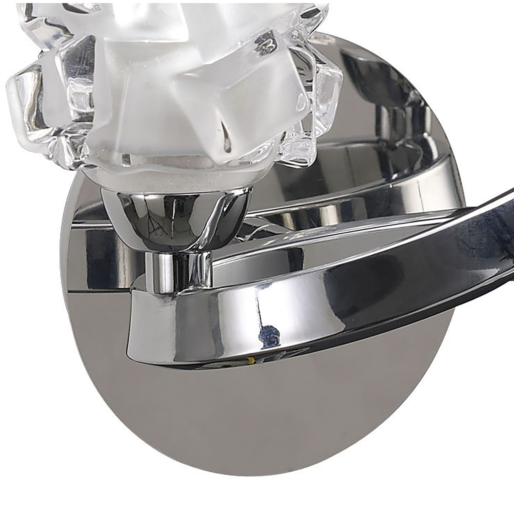M1844/S Ice Wall Lamp Switched 2 Light G9 ECO Polished Chrome
