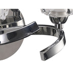M1844/S Ice Wall Lamp Switched 2 Light G9 ECO Polished Chrome