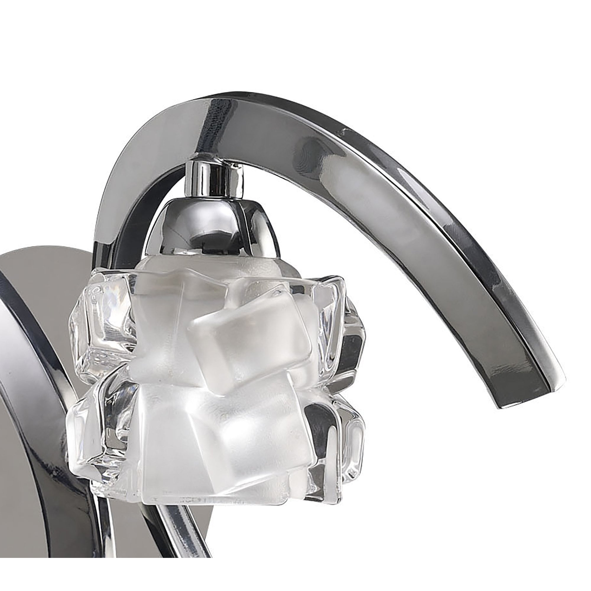 M1845/S Ice Wall Lamp Switched 1 Light G9 ECO Polished Chrome