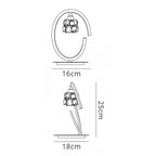 M1846 Ice Table Lamp 1 Light G9 ECO Polished Chrome