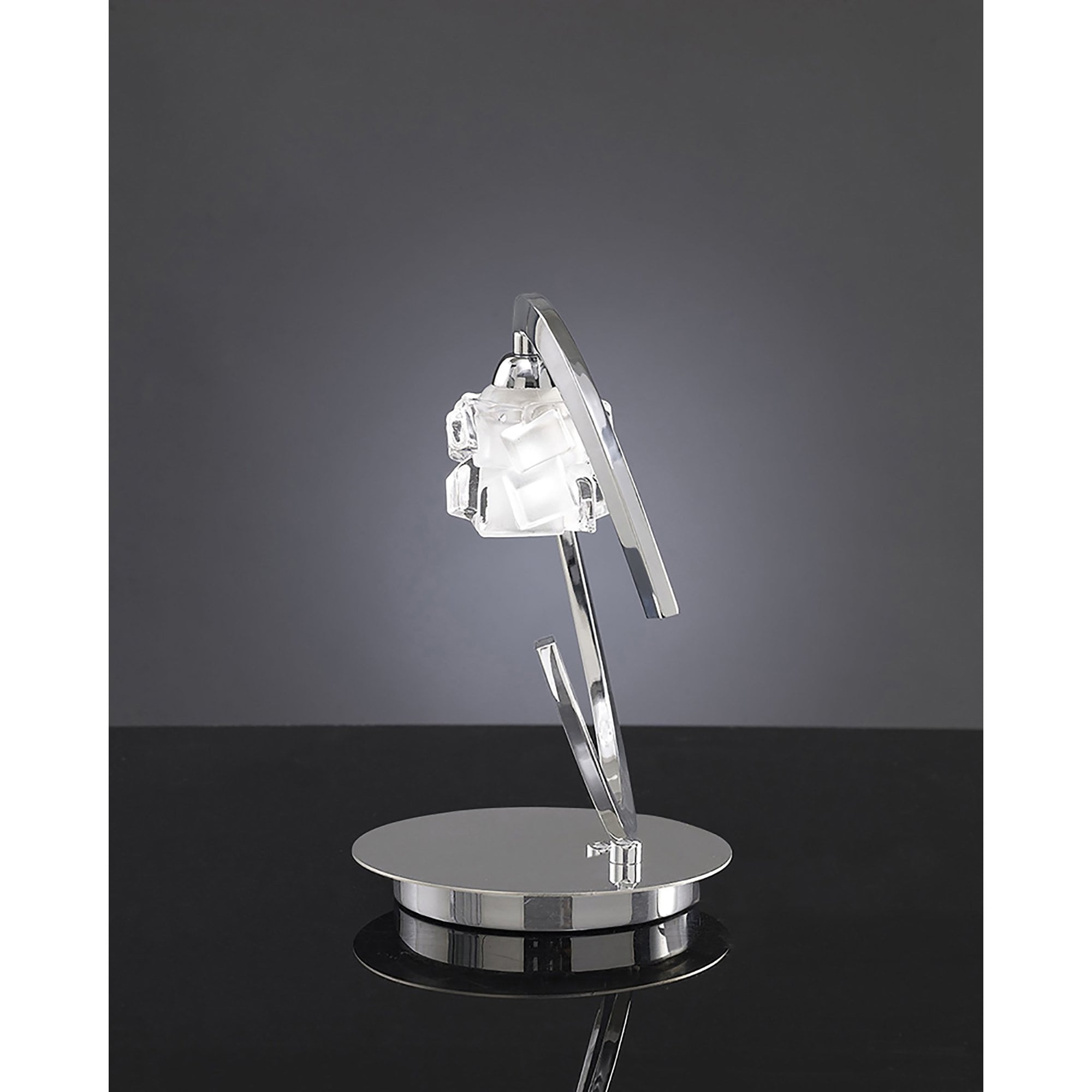 M1846 Ice Table Lamp 1 Light G9 ECO Polished Chrome