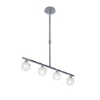 M1847 Ice Linear Pendant 4 Light G9 ECO Bar Polished Chrome