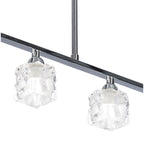 M1847 Ice Linear Pendant 4 Light G9 ECO Bar Polished Chrome