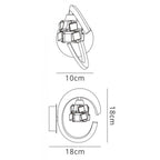 M1855/S Ice Wall Lamp Switched 1 Light G9 ECO Satin Nickel