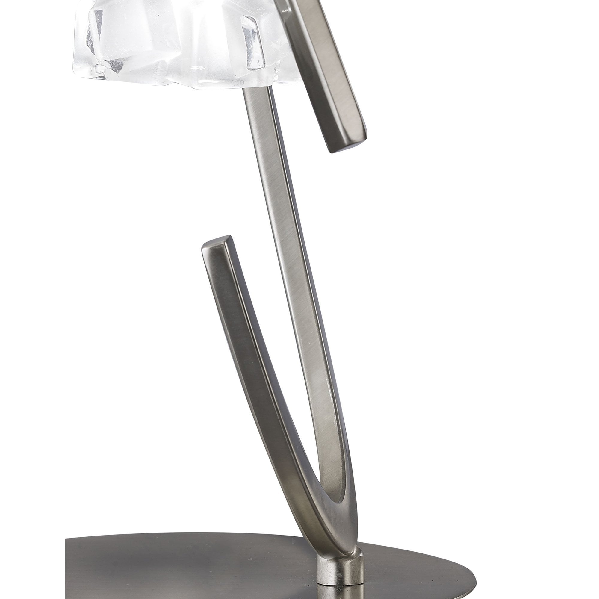 M1856 Ice Table Lamp 1 Light G9 ECO Satin Nickel
