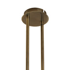 M1860 Ice Rectangular Telescopic 8 Light G9 ECO Antique Brass