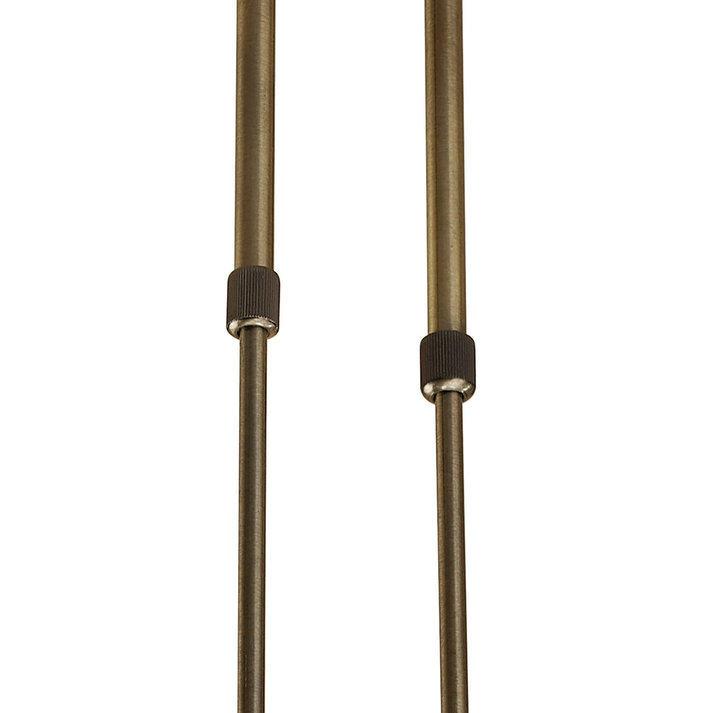 M1860 Ice Rectangular Telescopic 8 Light G9 ECO Antique Brass