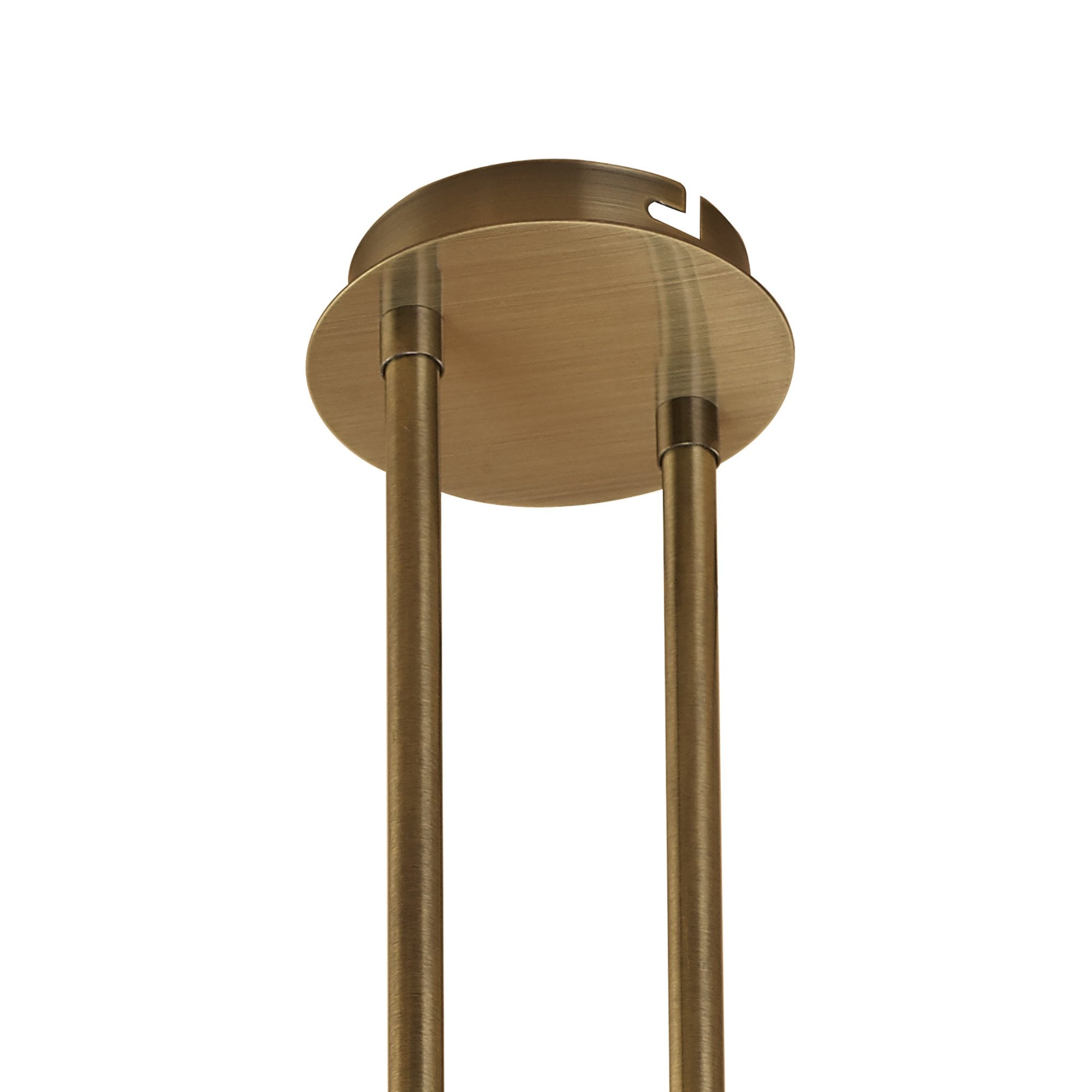 M1861 Ice Rectangular Telescopic Convertible To Semi Flush 6 Light G9 ECO Antique Brass