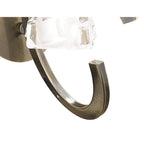 M1865/S Ice Wall Lamp Switched 1 Light G9 ECO Antique Brass