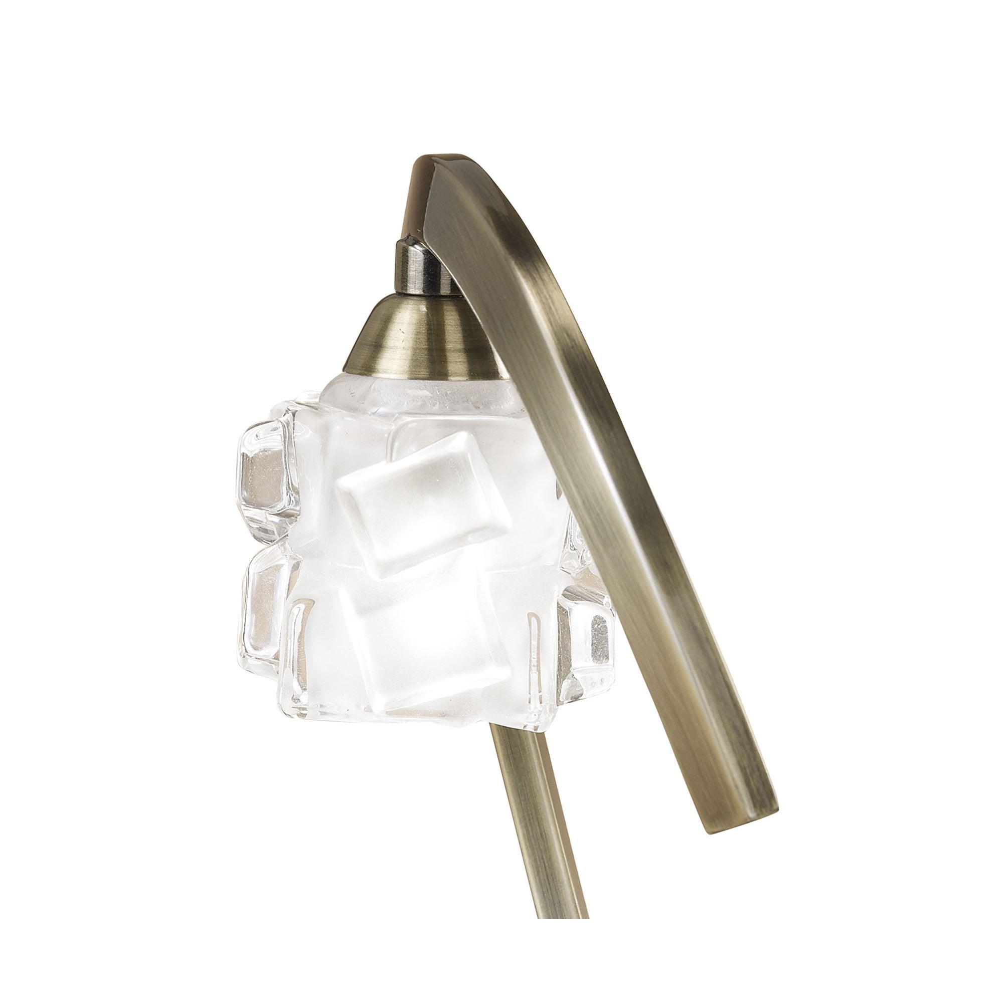 M1866 Ice Table Lamp 1 Light G9 ECO Antique Brass
