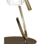 M1866 Ice Table Lamp 1 Light G9 ECO Antique Brass