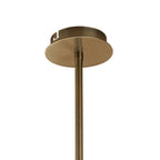 M1867 Ice Linear Pendant 4 Light G9 ECO Bar Antique Brass