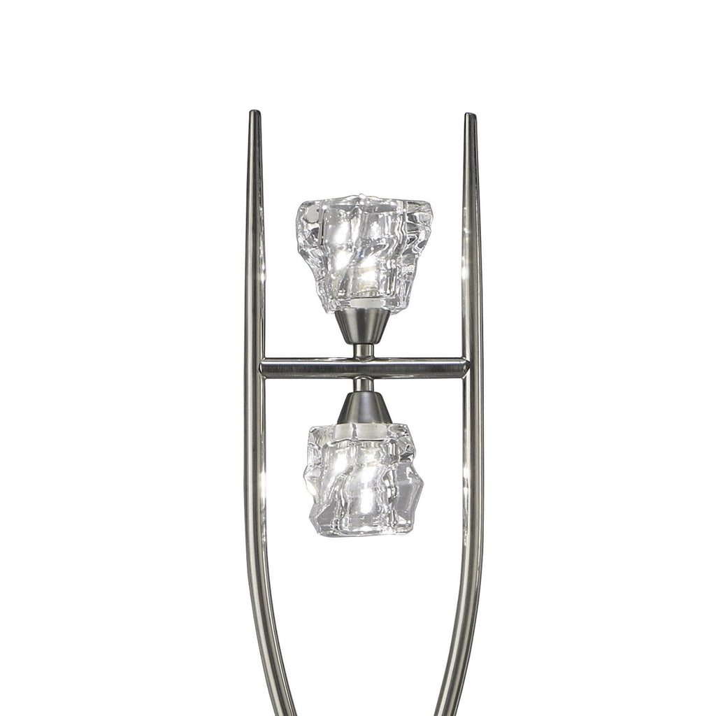 M3758 Iku Floor Lamp 4 Light G9 Satin Nickel