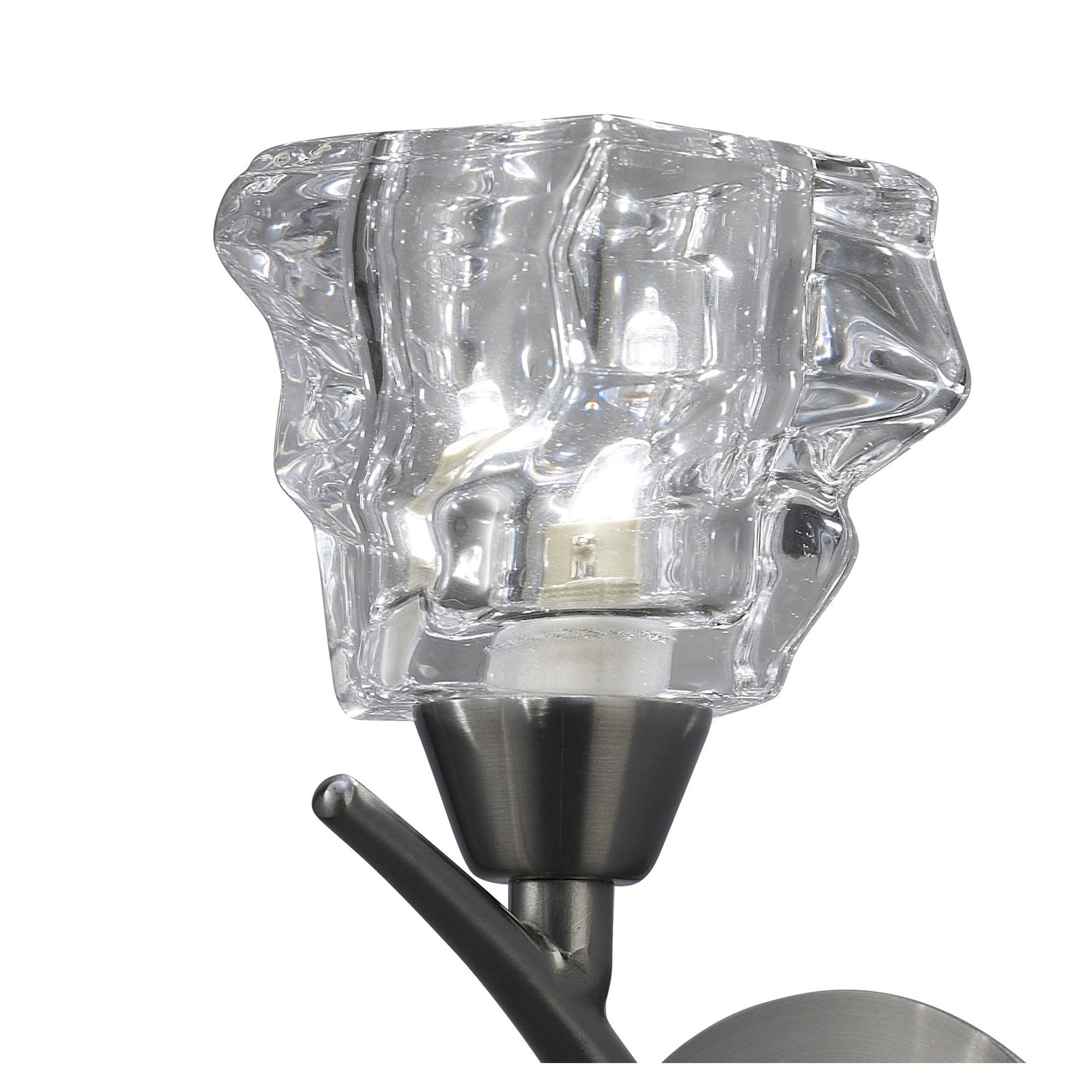 M3759/S Iku Wall Lamp Switched 1 Light G9 Satin Nickel