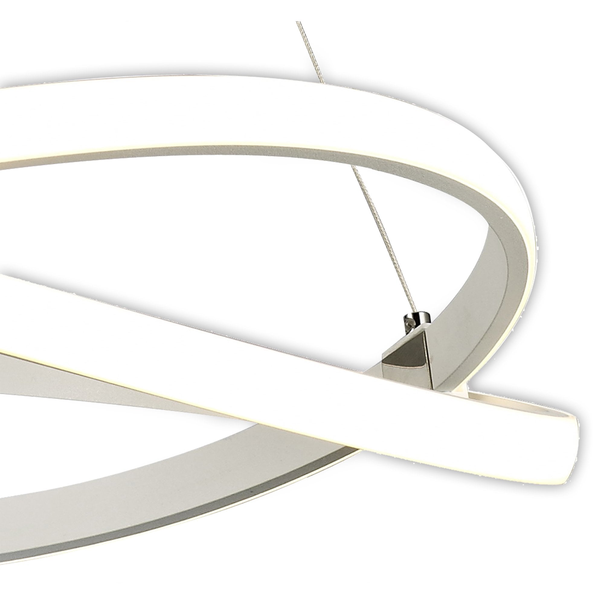 M5990 Infinity Blanco Pendant 42W LED Dimmable White/White Acrylic