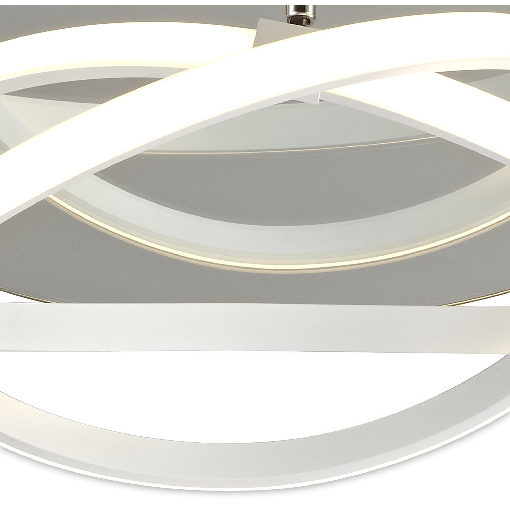 M5992 Infinity Blanco Flush 30W LED White/White Acrylic/Clear Mirror