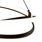 M5390 Infinity Pendant 42W LED Brown Oxide/White Acrylic
