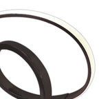 M5393 Infinity Table Lamp 12W LED Brown Oxide/White Acrylic