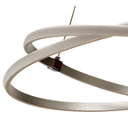M5380 Infinity Pendant 42W LED Silver/Polished Chrome/White Acrylic
