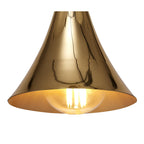M5908 Jazz Pendant 1 Light Polished Gold