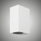 M6515 Kandanchu Outdoor Square Wall Lamp 2 Light Sand White