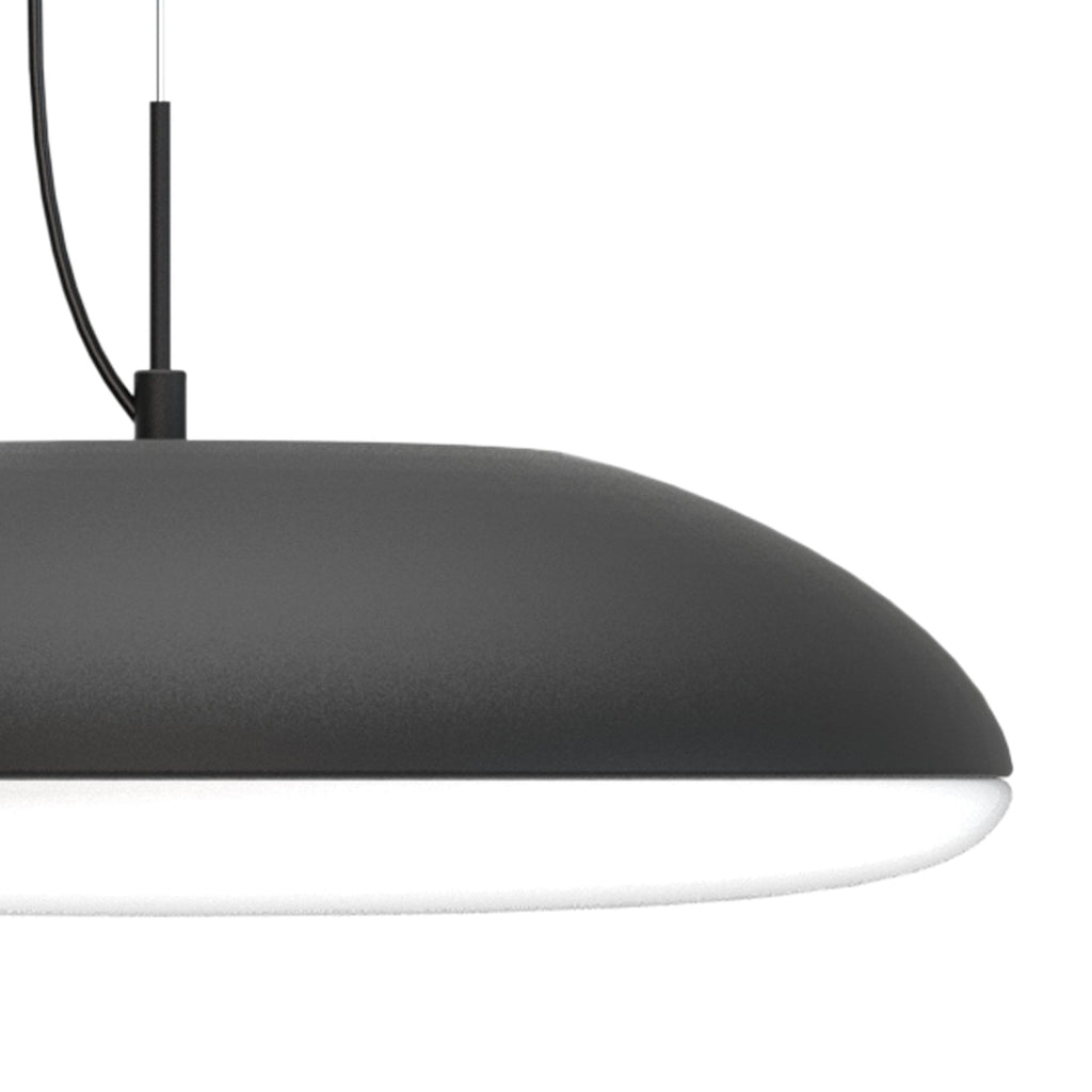 M8141 Kazz Pendant 50cm Round 6 Light Black