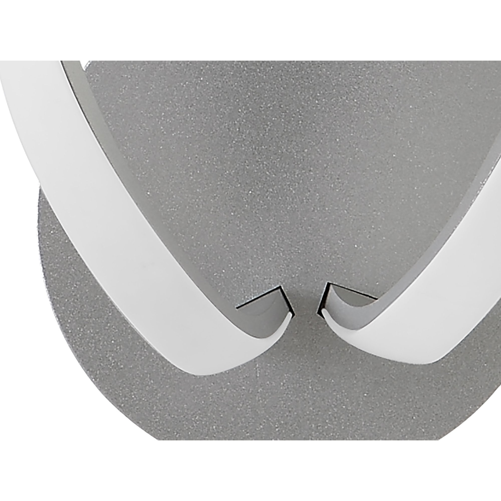 M4988 Knot Wall Lamp 12W LED Silver/Frosted Acrylic/Polished Chrome