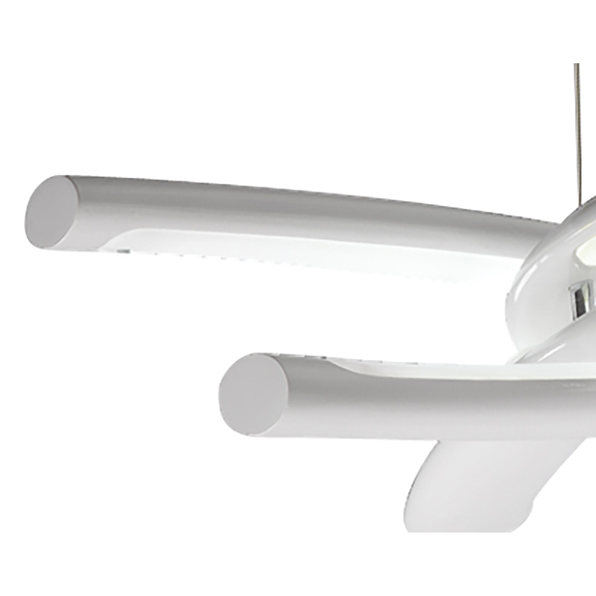 M3970 Knot Pendant 36W LED Gloss White/White Acrylic/Polished Chrome