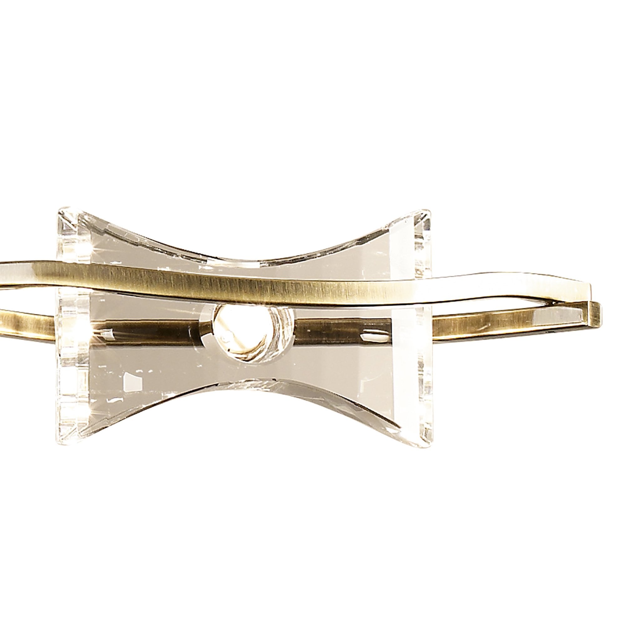 M0880AB Kromo Linear Telescopic 4 Light G9 Line Antique Brass