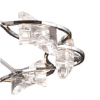 M0888 Kromo Telescopic 8 Light G9 Round Polished Chrome