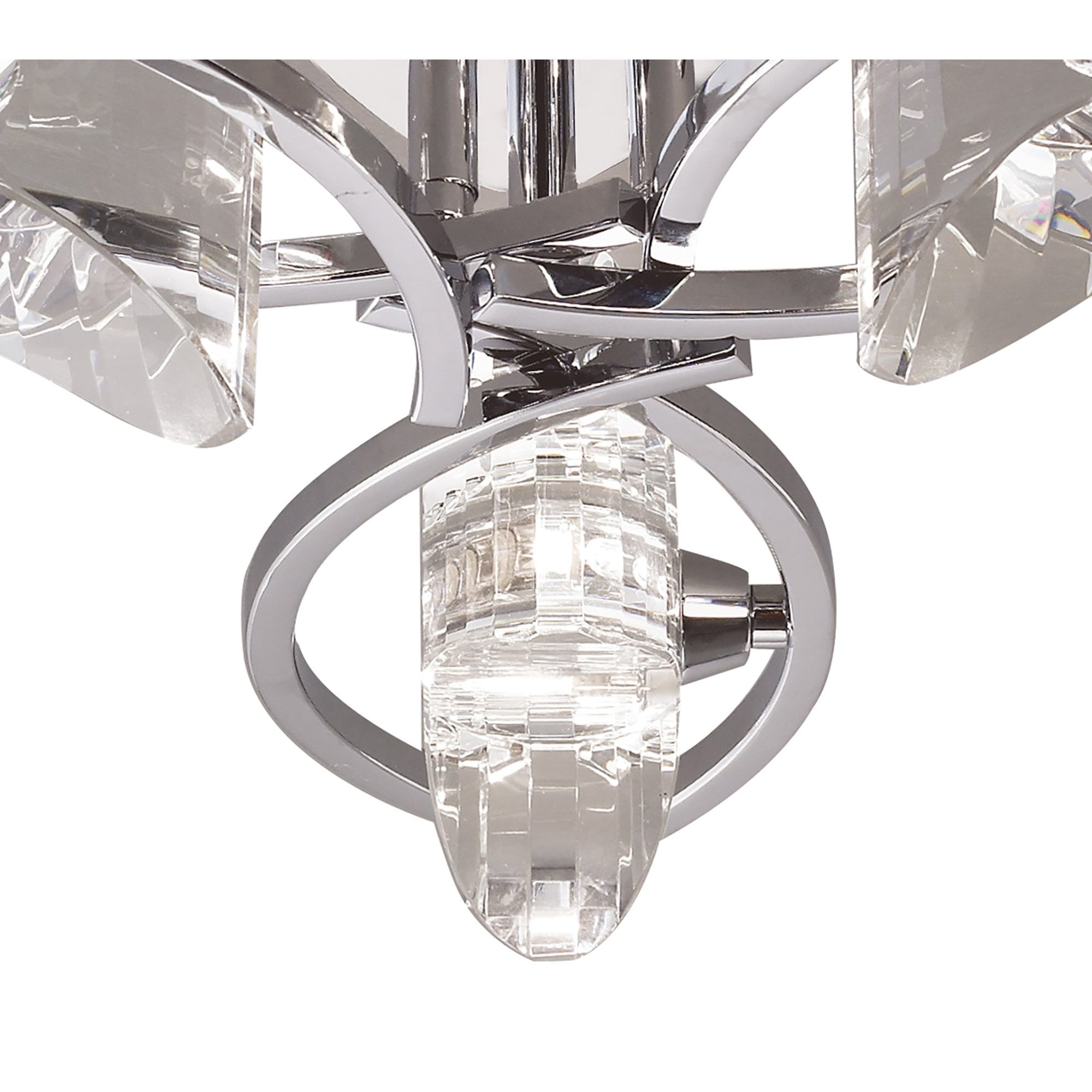 M0891 Kromo Ceiling 3 Light G9 Polished Chrome