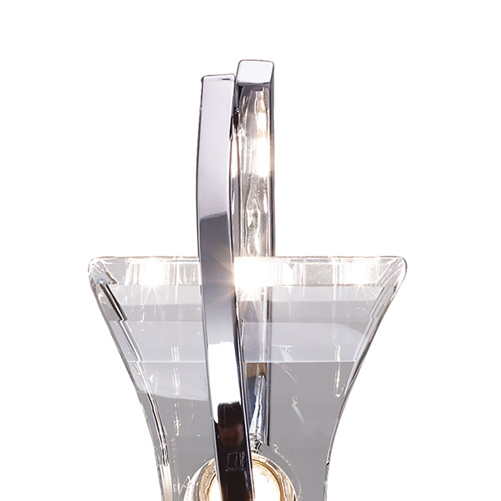 M0895 Kromo Table Lamp 1 Light G9 Looped Frame Polished Chrome