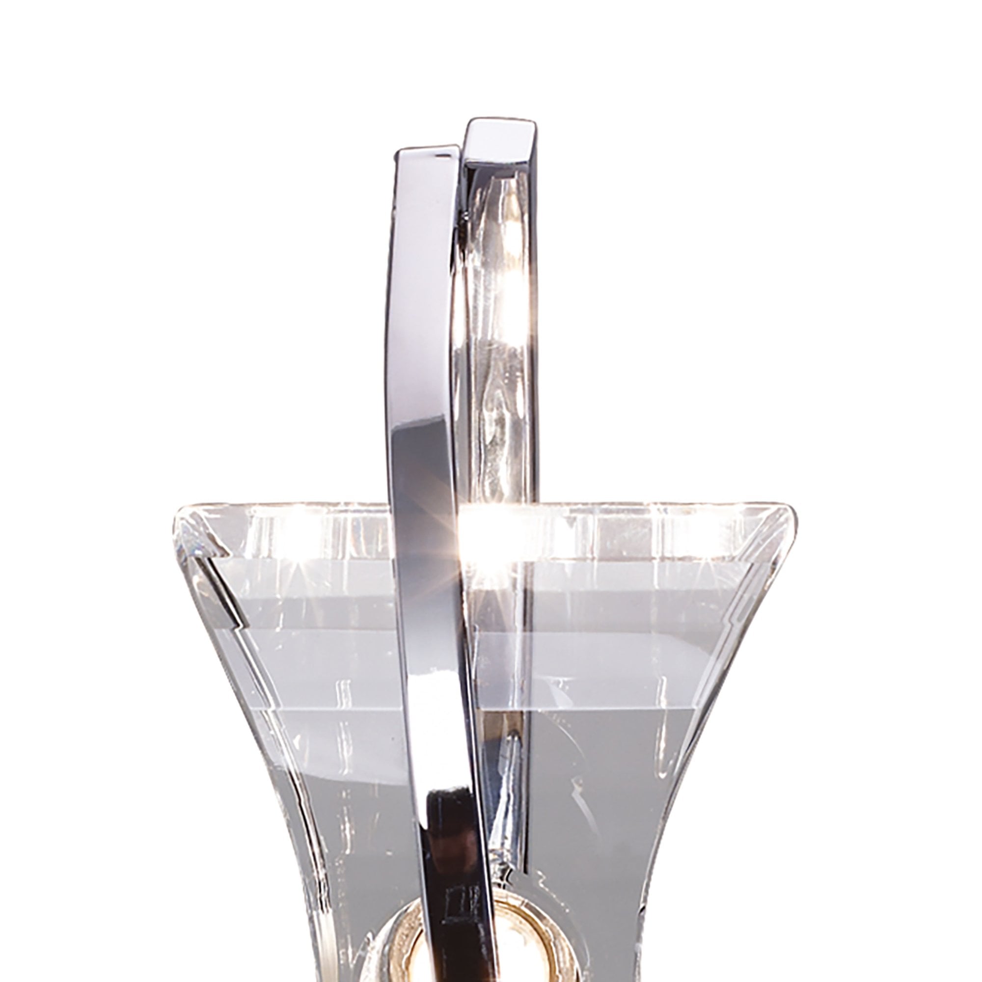 M0895 Kromo Table Lamp 1 Light G9 Looped Frame Polished Chrome