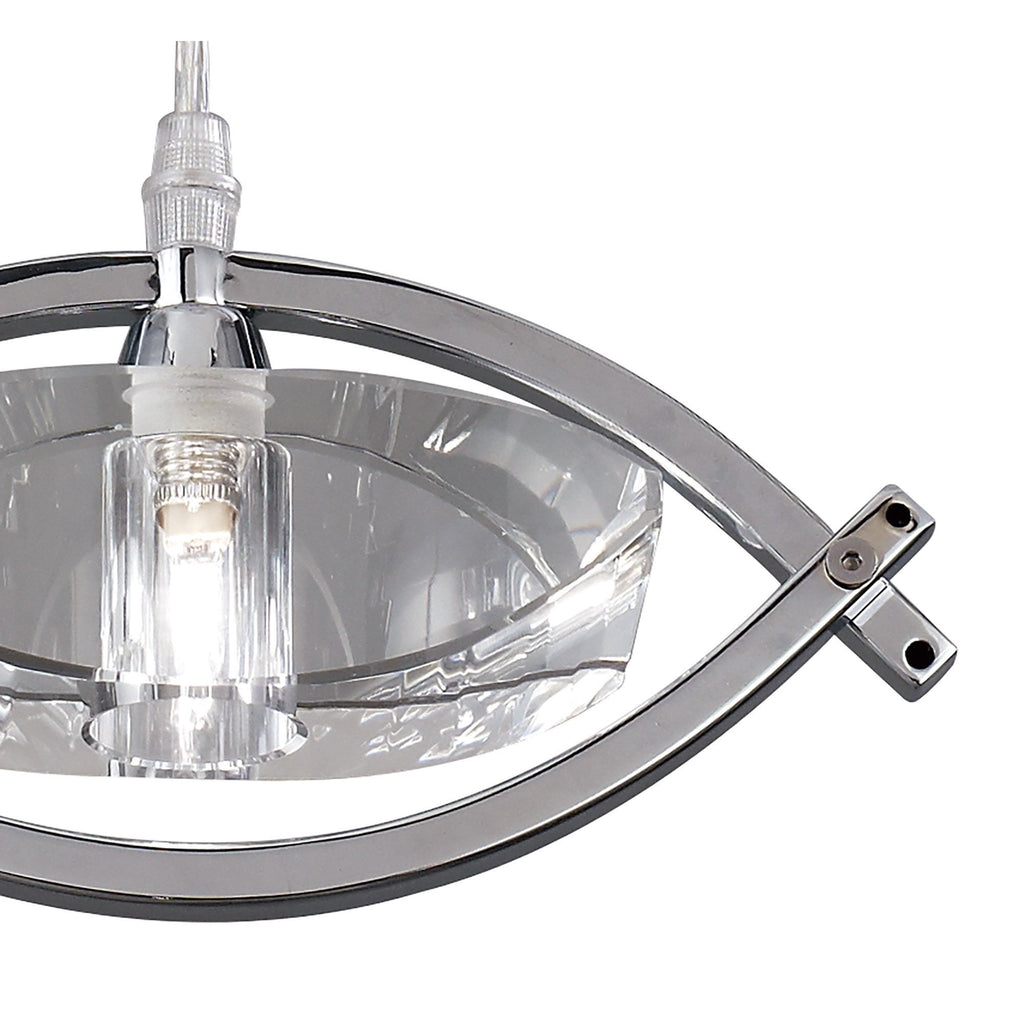 M0899 Kromo Pendant 1 Light G9 Polished Chrome