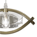 M0899AB Kromo Pendant 1 Light G9 Antique Brass