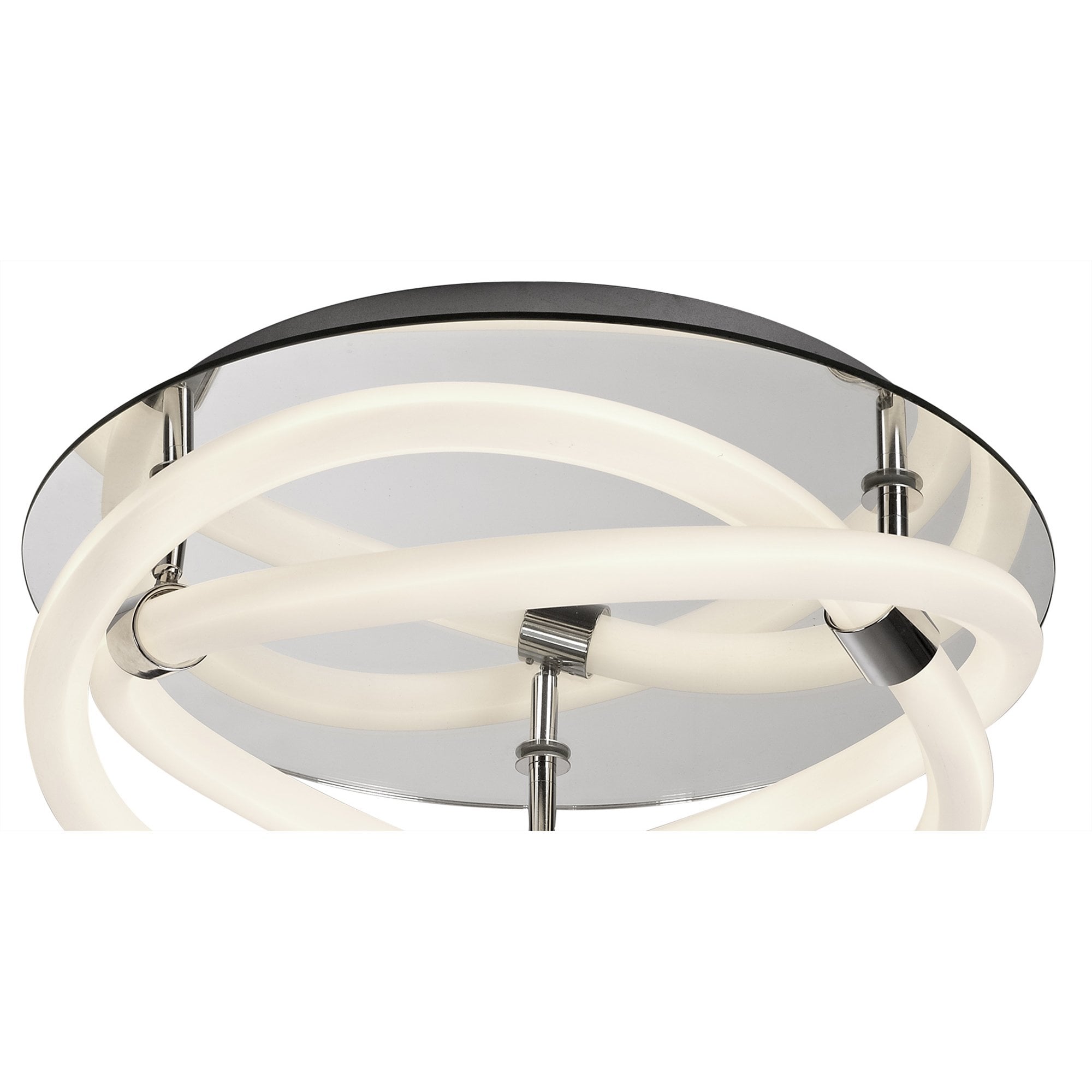 M6609 Infinity II Ceiling 30W LED Chrome/White Acrylic/Clear Mirror