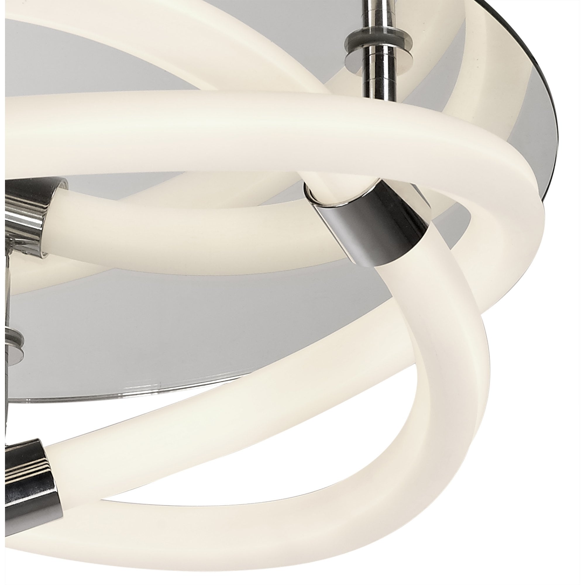 M6609 Infinity II Ceiling 30W LED Chrome/White Acrylic/Clear Mirror