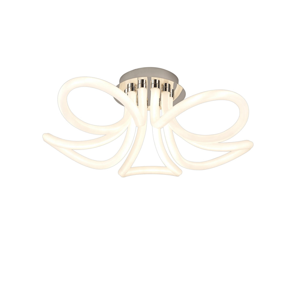 M6615 Knot II Ceiling 60W LED Chrome