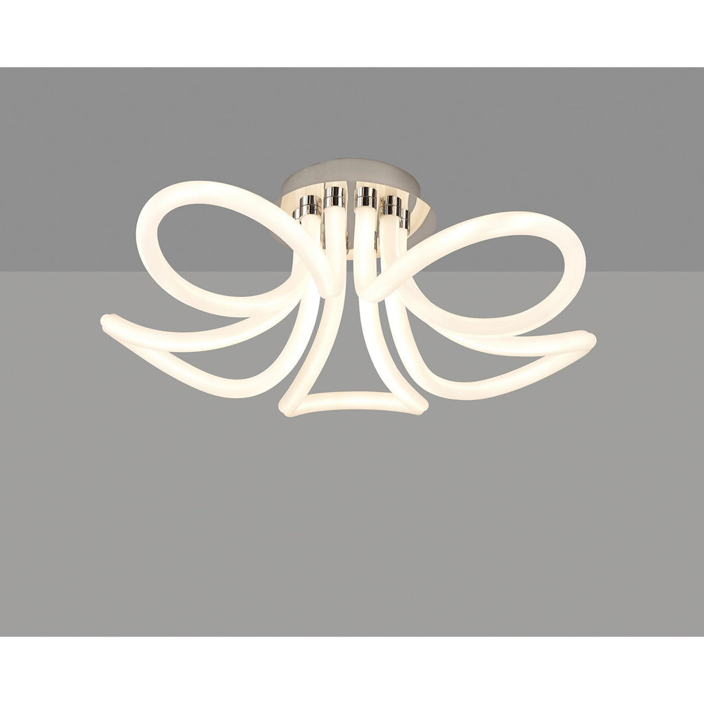 M6615 Knot II Ceiling 60W LED Chrome