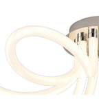 M6615 Knot II Ceiling 60W LED Chrome