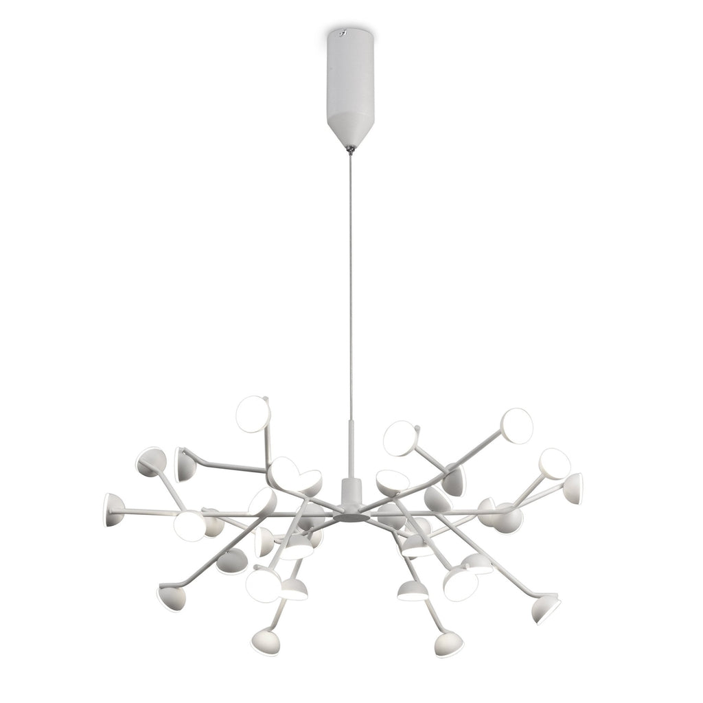 M6260 Adn 36 Light Pendant Round 74cm 100W LED White