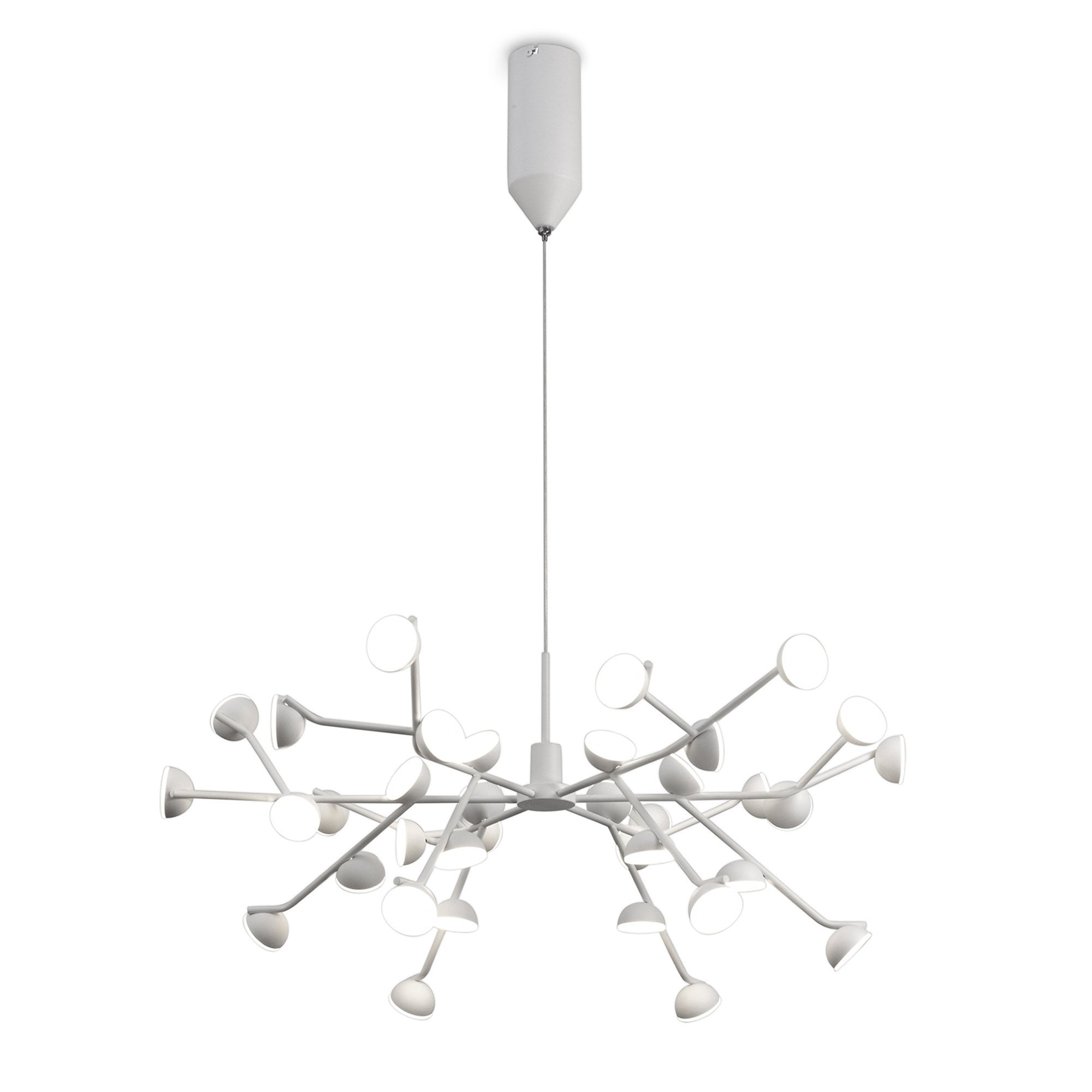 M6260 Adn 36 Light Pendant Round 74cm 100W LED White