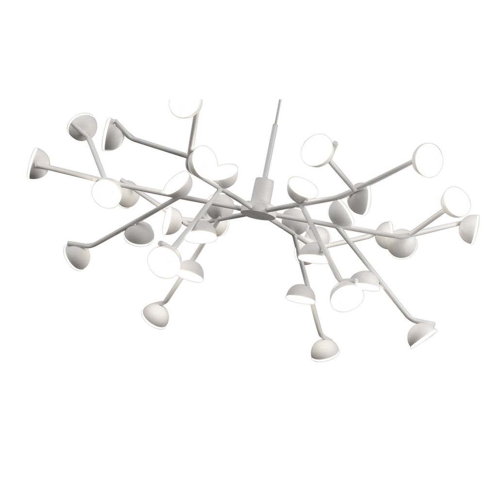 M6260 Adn 36 Light Pendant Round 74cm 100W LED White